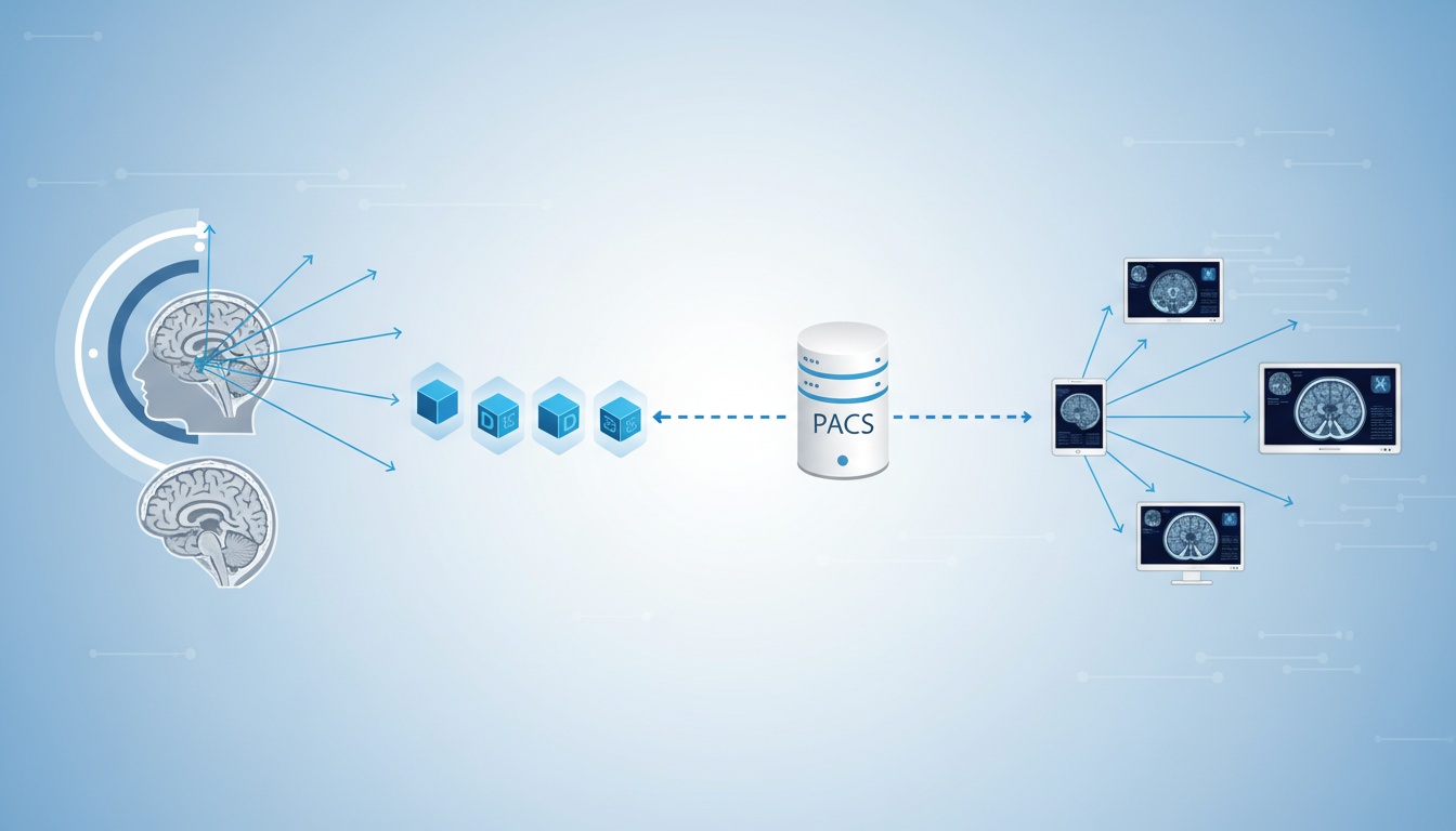 Hoe CT-scanbeelden naar PACS worden gestuurd - Gemaakt door PostDICOM